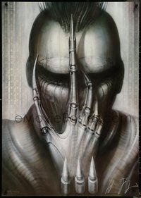6k0378 H.R. GIGER signed #269/1000 26x37 art print 1980s creature used for Future Kill!