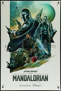 6k0463 MANDALORIAN DS tv poster 2023 sci-fi art of the bounty hunter with top cast, 'Baby Yoda'!
