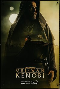 6k0469 OBI-WAN KENOBI DS tv poster 2022 Star Wars, Disney+, Ewan McGregor w/ image of Darth Vader!