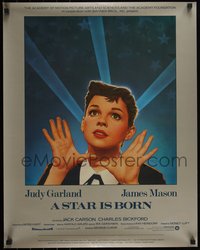 6k0173 STAR IS BORN 22x28 special poster R1983 classic close up art of Judy Garland!