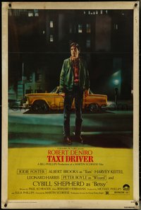 6k0942 TAXI DRIVER 1sh 1976 classic Peellaert art of Robert De Niro, directed by Martin Scorsese!