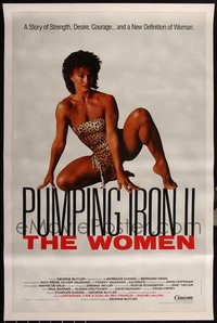 6m0294 LOT OF 16 UNFOLDED PUMPING IRON II: THE WOMEN ONE-SHEETS 1985 female bodybuilders!