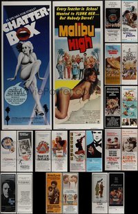 6m0593 LOT OF 28 UNFOLDED 1970S INSERTS 1970s great images from a variety of different movies!