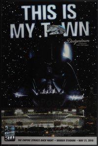 6m0121 LOT OF 30 UNFOLDED EMPIRE STRIKES BACK NIGHT DODGER STADIUM MAY 21, 2010 SPECIAL POSTERS 2010