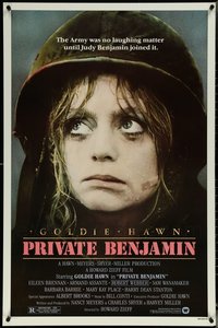 6m0504 LOT OF 5 UNFOLDED SINGLE-SIDED 27X41 PRIVATE BENJAMIN ONE-SHEETS 1980 Goldie Hawn!