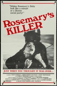 6m0525 LOT OF 5 FORMERLY TRI-FOLDED SINGLE-SIDED ALTERNATE TITLE PROWLER ONE-SHEETS 1981 Rosemary's Killer!
