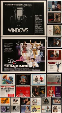 6m0650 LOT OF 28 UNFOLDED 1980S HALF-SHEETS 1980s great images from a variety of different movies!