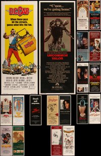 6m0596 LOT OF 27 UNFOLDED 1980S INSERTS 1980s great images from a variety of different movies!