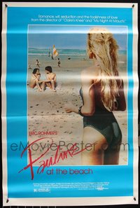 6m0465 LOT OF 7 SINGLE-SIDED PAULINE AT THE BEACH ONE-SHEETS 1983 sexy blonde Amanda Langlet!