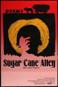 6m0156 LOT OF 25 UNFOLDED SINGLE-SIDED 27X41 SUGAR CANE ALLEY ONE-SHEETS 1983 Rue Cases Negres!