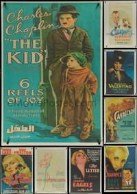 6m0103 LOT OF 12 UNFOLDED EGYPTIAN R2010S POSTERS R2010s great art from classic Hollywood movies!