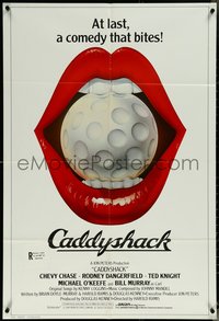 6p0941 CADDYSHACK int'l 1sh 1980 Chevy Chase, Bill Murray, Rodney Dangerfield, golf comedy classic!