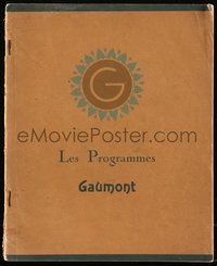 6p0299 GAUMONT BRITISH 1924-25 French campaign book 1924 Martin Johnson jungle movie, ultra rare!