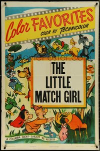 6p0956 COLOR FAVORITES 1sh 1950 Columbia cartoon, cool artwork of many different characters!