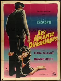 6p0132 OSSESSIONE French 1p 1959 Luchino Visconti classic, different Boris Grinsson art, ultra rare!