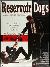 6p0135 RESERVOIR DOGS French 1p 1992 Tarantino, different image of Harvey Keitel & Steve Buscemi!