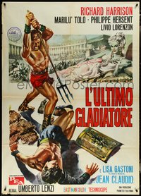 6p0149 MESSALINA VS. THE SON OF HERCULES Italian 1p 1964 Lenzi's L'ultimo gladiatore, Casaro art!