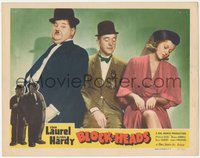 6p0625 BLOCK-HEADS LC R1947 Laurel & Hardy explain themselves to wife Patricia Ellis, ultra rare!