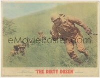 6p0651 DIRTY DOZEN LC #2 1967 Jim Brown & members of the squad lead practice War Games maneuver!