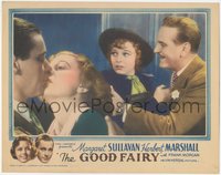 6p0662 GOOD FAIRY LC 1935 Margaret Sullavan kissing Herbert Marshall & with Frank Morgan!