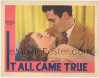 6p0672 IT ALL CAME TRUE LC 1940 best romantic close up of Ann Sheridan & Jeffrey Lynn, rare!