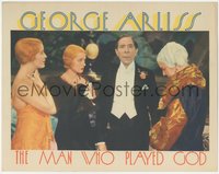 6p0690 MAN WHO PLAYED GOD LC 1932 c/u of young Bette Davis shown with George Arliss, ultra rare!