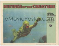 6p0707 REVENGE OF THE CREATURE LC #4 1955 wonderful close up of the monster swimming underwater!
