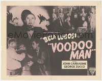 6p0608 VOODOO MAN TC R1950s Bela Lugosi, John Carradine, George Zucco, black magic, ultra rare!