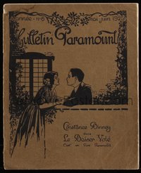6p0286 BULLETIN PARAMOUNT French exhibitor magazine 1925 Valentino, Mia May, Pola Negri, ultra rare!
