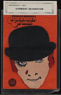6p1315 CLOCKWORK ORANGE orange style 6x9 iron-on transfer 1972 put Malcolm McDowell on your clothes!