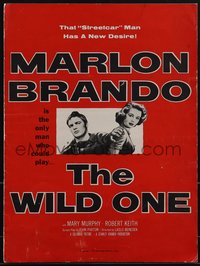 6p0073 WILD ONE pressbook 1954 Laszlo Benedek classic, Streetcar Man Marlon Brando, Mary Murphy!