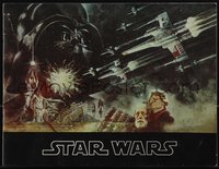 6p0372 STAR WARS later continuous first release printing souvenir program book 1977 George Lucas!