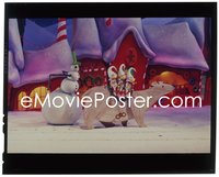 6p1329 NIGHTMARE BEFORE CHRISTMAS group of 4 4x5 transparencies 1993 Tim Burton, Disney, Halloween!