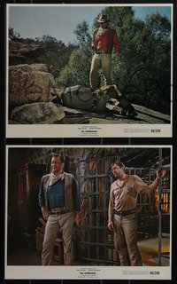6p1447 EL DORADO 12 color 8x10 stills 1966 John Wayne, Robert Mitchum, directed by Howard Hawks!