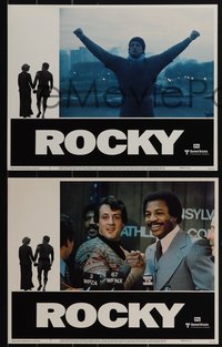 6p0843 ROCKY 7 LCs 1976 boxer Sylvester Stallone, Talia Shire, John Avildsen boxing classic!