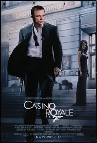 6r0671 CASINO ROYALE advance DS 1sh 2006 Daniel Craig as James Bond & sexy Eva Green!