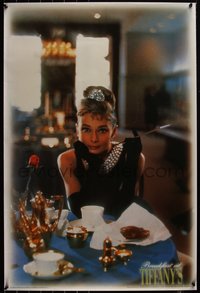6r0159 BREAKFAST AT TIFFANY'S 24x36 Australian commercial poster 1998 close-up of Audrey Hepburn!
