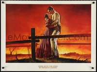 6r0162 GONE WITH THE WIND 24x32 Dutch commercial poster 1980s Clark Gable, Vivien Leigh by Casaro!
