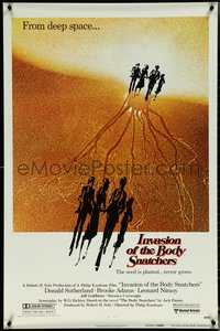 6r0769 INVASION OF THE BODY SNATCHERS advance 1sh 1978 Philip Kaufman sci-fi, read the Dell book!