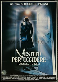6r0222 DRESSED TO KILL Italian 1sh 1981 Brian De Palma, the latest fashion in murder, different art!