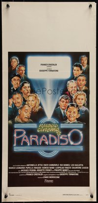 6r0281 CINEMA PARADISO Italian locandina 1989 Philippe Noiret, Salvatore Cascio, Taito artwork!