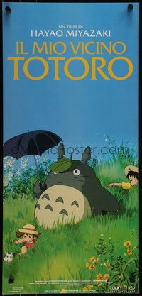 6r0309 MY NEIGHBOR TOTORO Italian locandina 2009 classic Hayao Miyazaki anime cartoon, great image!