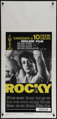 6r0317 ROCKY Italian locandina 1976 boxer Sylvester Stallone, Shire, boxing classic, ultra rare!
