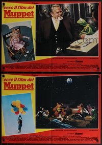 6r0545 MUPPET MOVIE 8 Italian 18x26 pbustas 1980 Jim Henson, Kermit the Frog & Miss Piggy