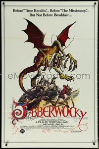 6r0773 JABBERWOCKY 1sh R1982 Terry Gilliam, Monty Python, great fantasy monster art!