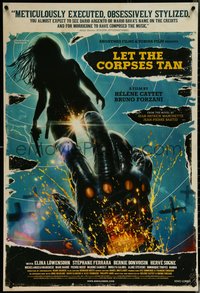6r0788 LET THE CORPSES TAN 1sh 2018 cool vintage-style Vranck art of hand reaching for sexy woman!