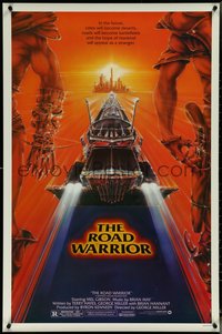 6r0800 MAD MAX 2: THE ROAD WARRIOR 1sh 1982 Mel Gibson in the title role, great art by Commander!
