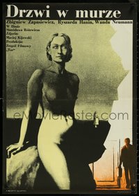 6r0181 DRZWI W MURZE Polish 23x33 1973 Stanislaw Rozewicz, Wasilewski art of naked woman!