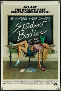 6r0953 STUDENT BODIES 1sh 1981 sex kills, gruesome Morgan Kane high school horror art!