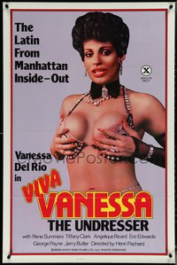 6r0984 VIVA VANESSA 1sh 1984 sexy Vanessa Del Rio is the Latin from Manhattan, x-rated!
